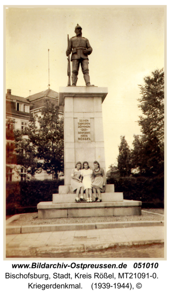 Bischofsburg, Kriegerdenkmal