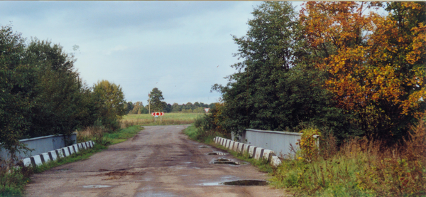 Mulden, Chaussee-Brücke von Mulden nach Gerdauen