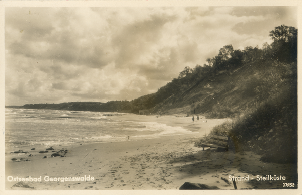 Georgenswalde, Strand - Steilküste