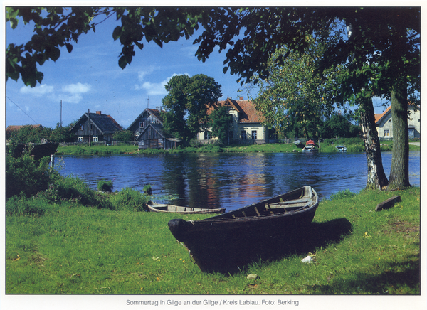 Gilge, Sommertag in Gilge an der Gilge