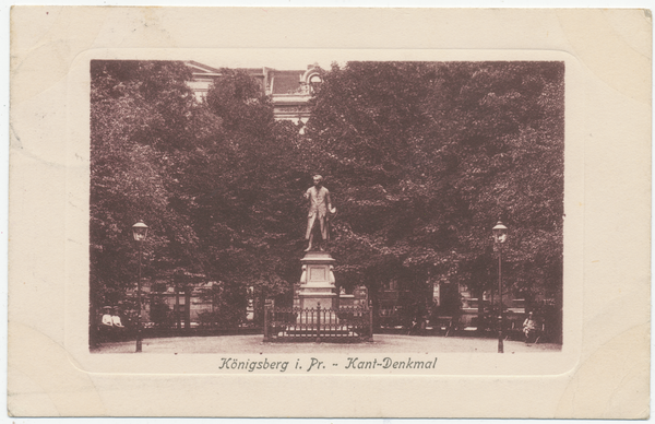 Königsberg (Pr.), Kantdenkmal