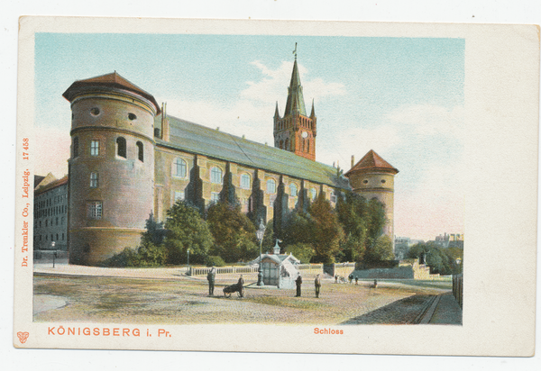 Königsberg (Pr.), Schloß, Westseite