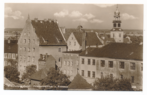 Braunsberg, Priesterseminar und Rathaus