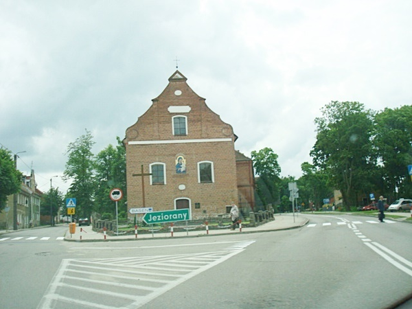 Guttstadt (Dobre Miasto), Kreuzungsbereich, Allenstein - Seeburg, Kirche