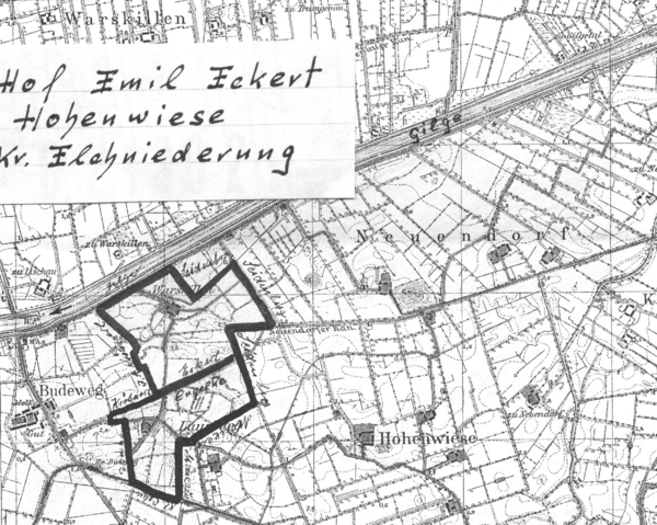 Hohenwiese, Grundstücke Eckert und Engelke