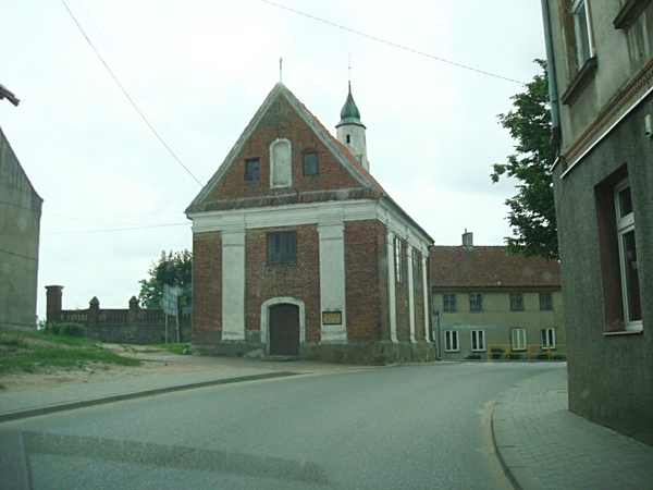 Seeburg (Jeziorany), Heilsberger Straße, Kreuzkapelle