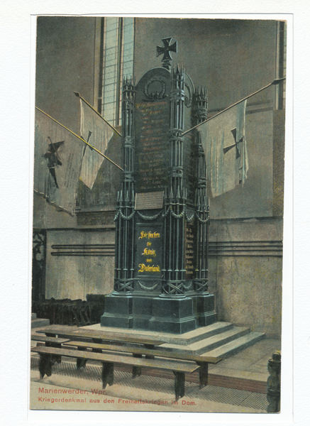 Marienwerder, Dom, Kriegerdenkmal aus den Freiheitskriegen