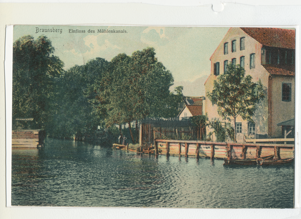 Braunsberg, Einmündung des Mühlenkanals