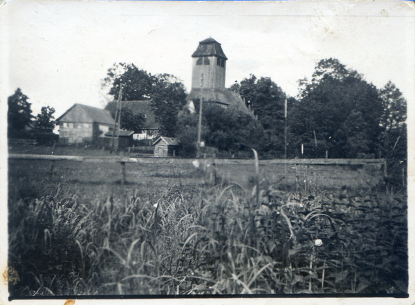 Lichtenhagen Kr. Samland, Ortsansicht mit Kirche