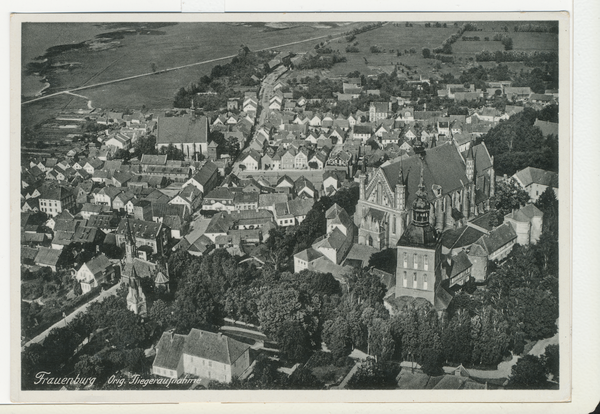 Frauenburg, Ortsansicht, Luftbild
