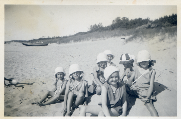 Lochstädt, Seeheilstätte für Kinder, Kinder am Strand