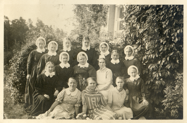 Lochstädt, Seeheilstätte für Kinder, Diakonissen - Gruppenbild