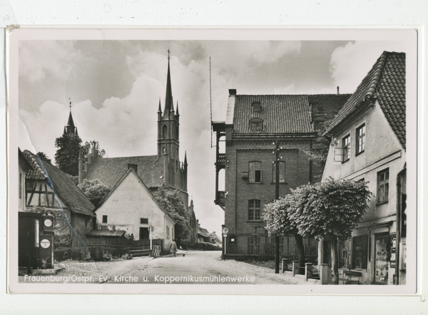 Frauenburg, Evangelische Kirche und Kopernikusmühlenwerke