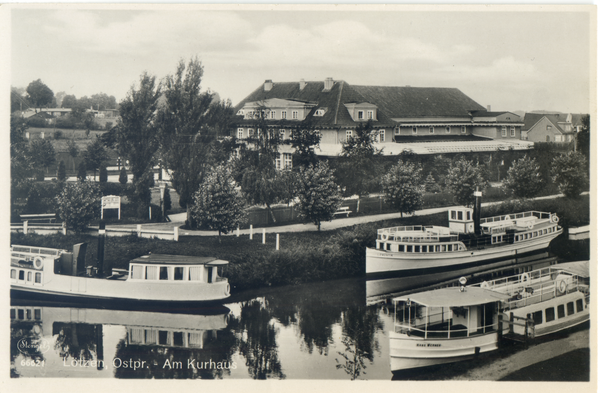 Lötzen, Dampferanlegestelle am Kurhaus