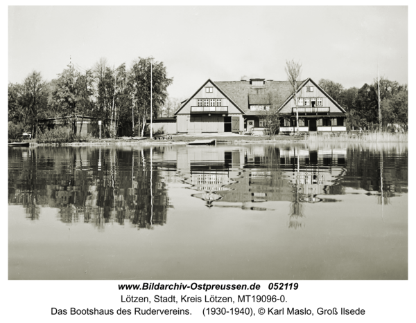 Lötzen, Das Bootshaus des Rudervereins