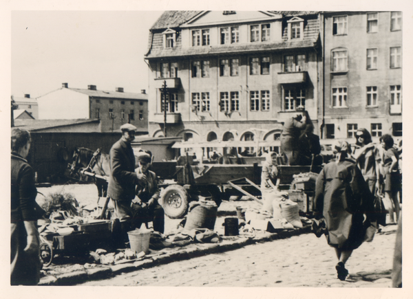 Lötzen, Marktplatz, Markttreiben