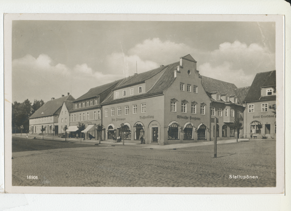 Stallupönen, Altstädtischer Markt, Durchgang zum Neustädtischen Markt, Ostseite