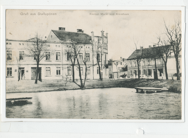 Stallupönen, Kleiner Markt und Kreishaus