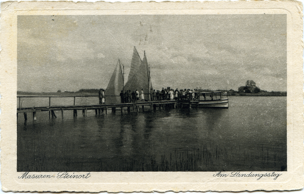 Steinort Kr. Angerburg, Ort, Am Landungssteg