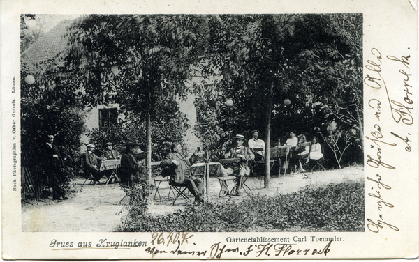 Kruglanken, Gartenetablissement Carl Toemmler