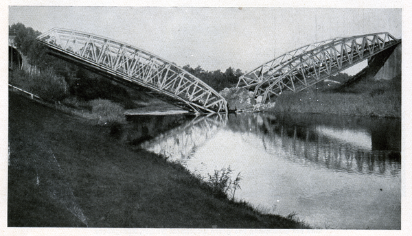 Kruglanken, Gesprengte Eisenbahnbrücke