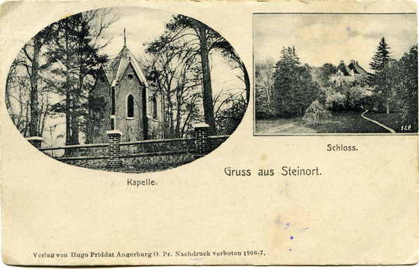 Steinort Kr. Angerburg, Ort, Kapelle, Schloss