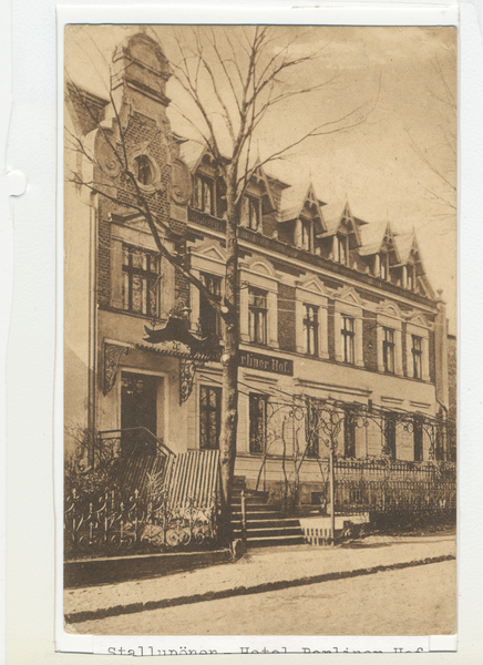 Stallupönen, Hotel Berliner Hof