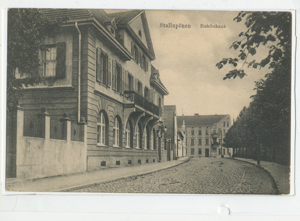 Stallupönen, Hindenburgstraße, Reichsbank