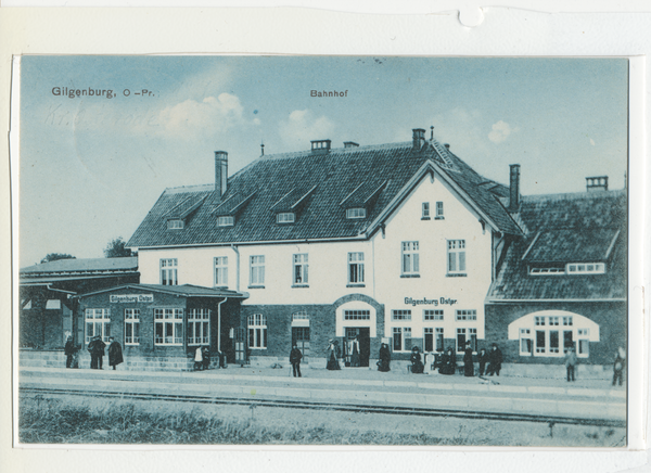 Gilgenburg, Bahnhof