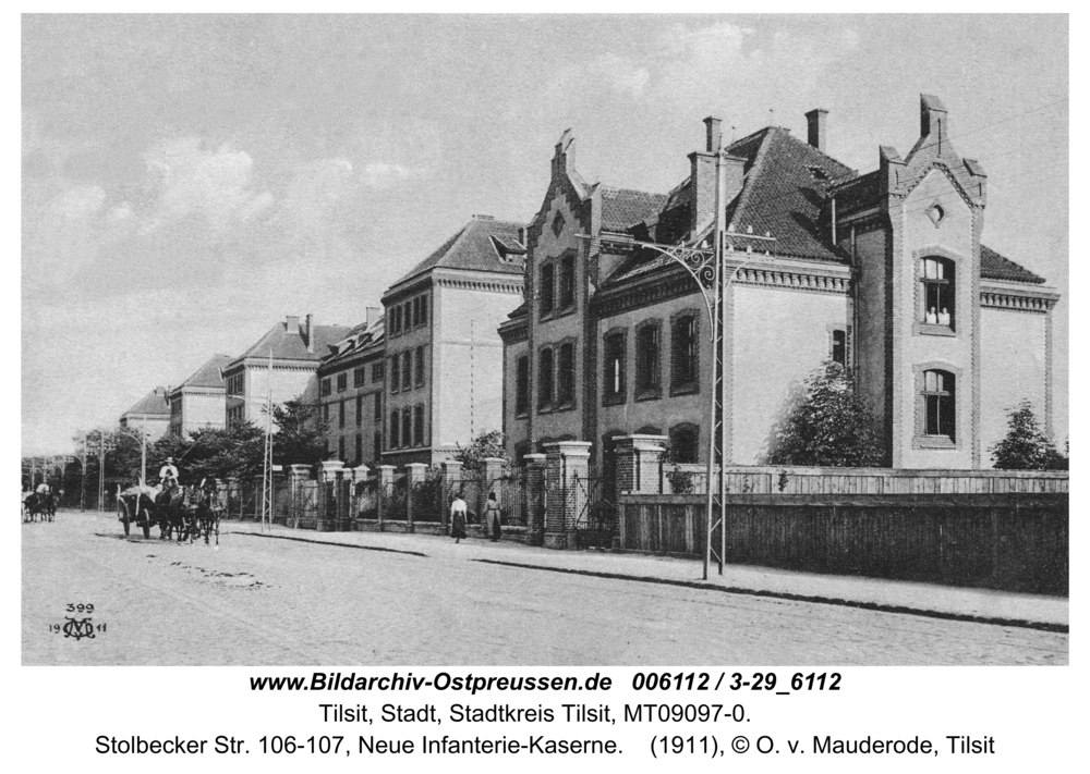 Tilsit, Stolbecker Str. 106-107, Neue Infanterie-Kaserne