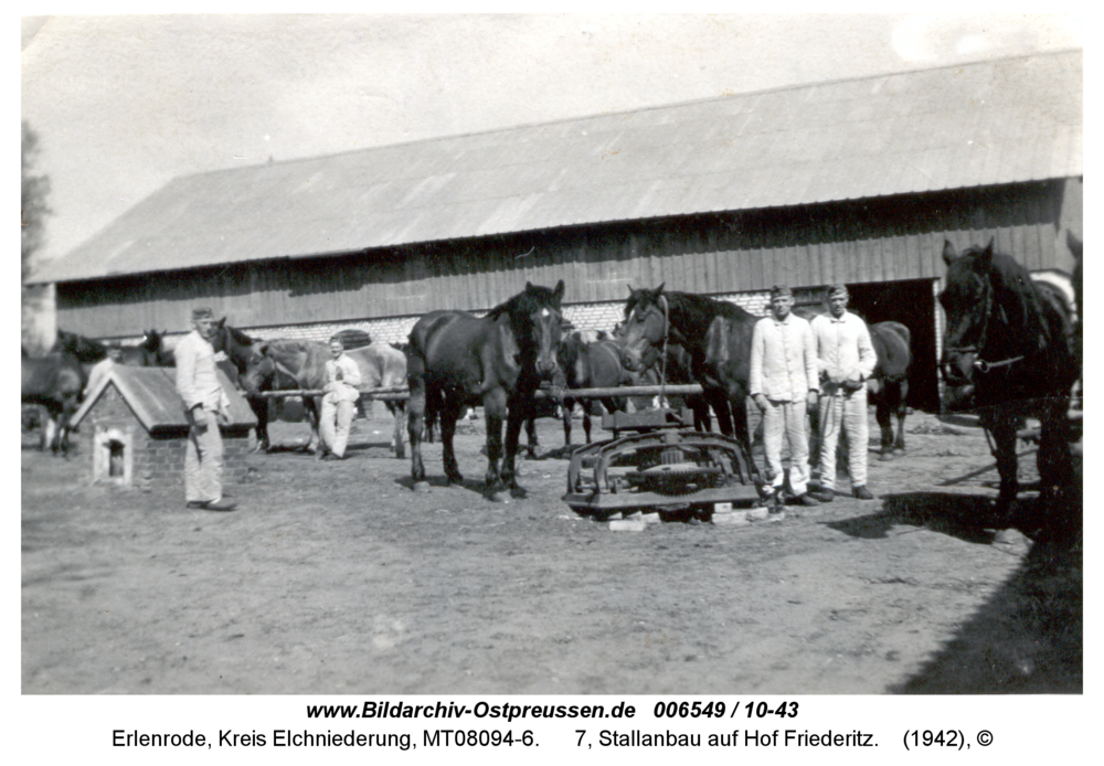 Erlenrode, 7, Stallanbau auf Hof Friederitz