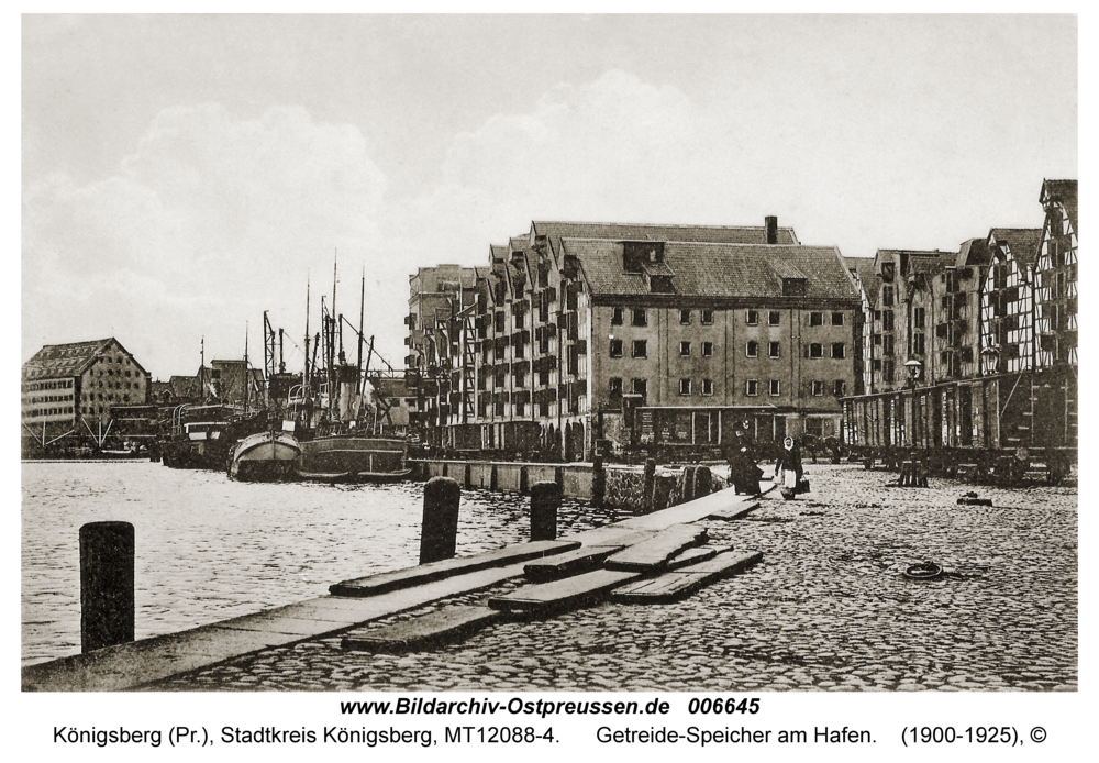 Königsberg, Getreide-Speicher am Hafen