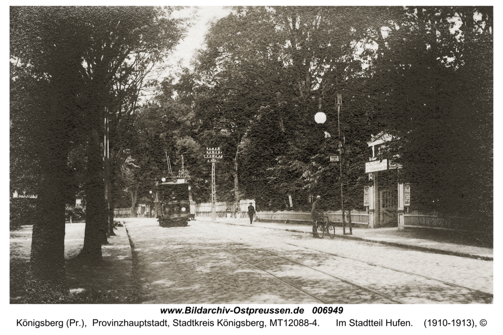 Königsberg, Im Stadtteil Hufen