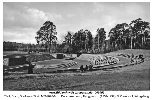 Tilsit, Park Jakobsruh, Thingplatz