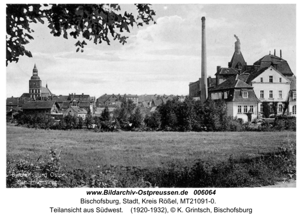 Bischofsburg, Teilansicht aus Südwest