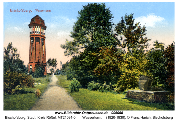 Bischofsburg, Wasserturm