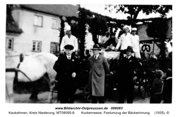 Kuckerneese. Festumzug der Bäckerinnung