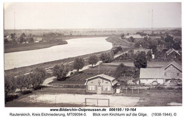Rauterskirch, Blick vom Kirchturm auf die Gilge
