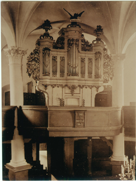 Rauterskirch, 62, die Orgel in der Kirche zu Rauterskirch
