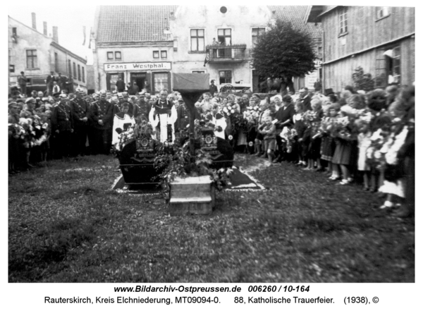 Rauterskirch, 88, Katholische Trauerfeier