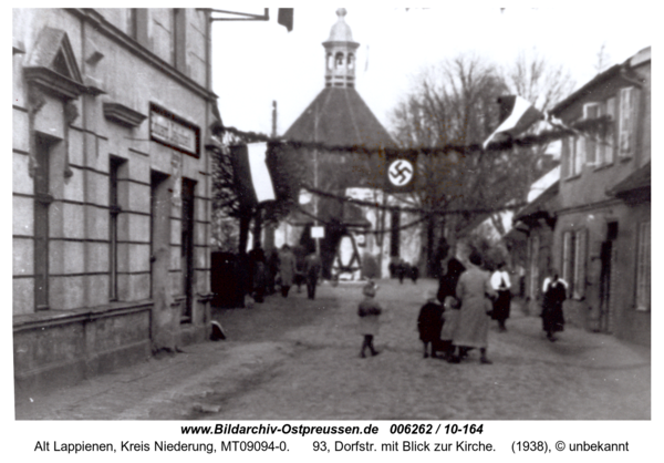 Rauterskirch, 93, Dorfstr. mit Blick zur Kirche
