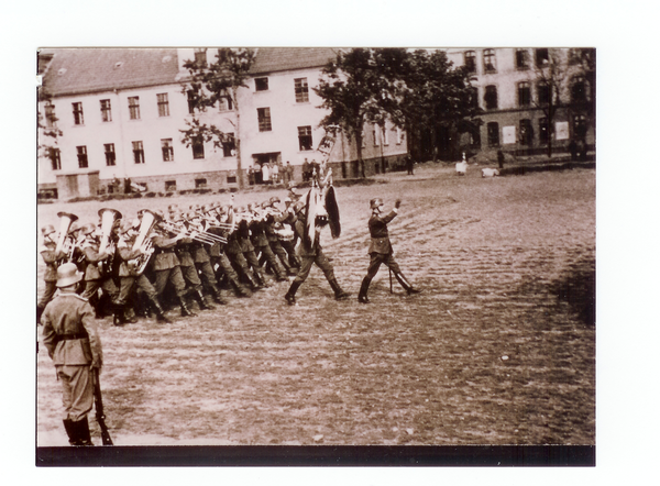 Tilsit, Stolbecker Str., Infanterie-Kaserne, Musikkorps III./I.R.43/ v. Boyen