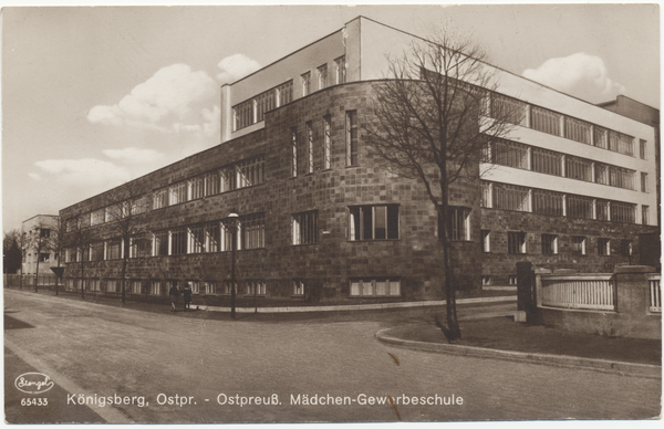 Königsberg (Pr.), Schubertstraße, Mädchen-Gewerbeschule