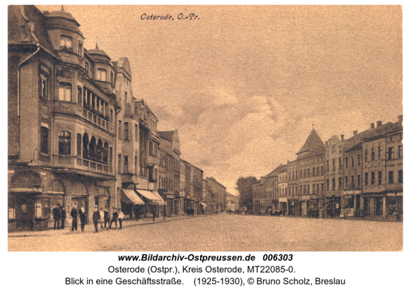 Osterode, Blick in eine Geschäftsstraße