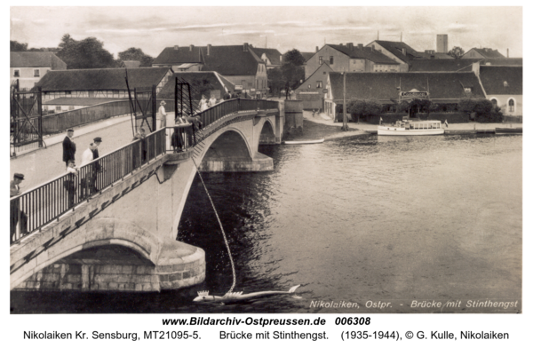 Nikolaiken, Brücke mit Stinthengst