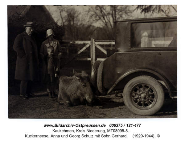 Kuckerneese. Anna und Georg Schulz mit Sohn Gerhard