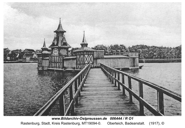 Rastenburg, Oberteich, Badeanstalt