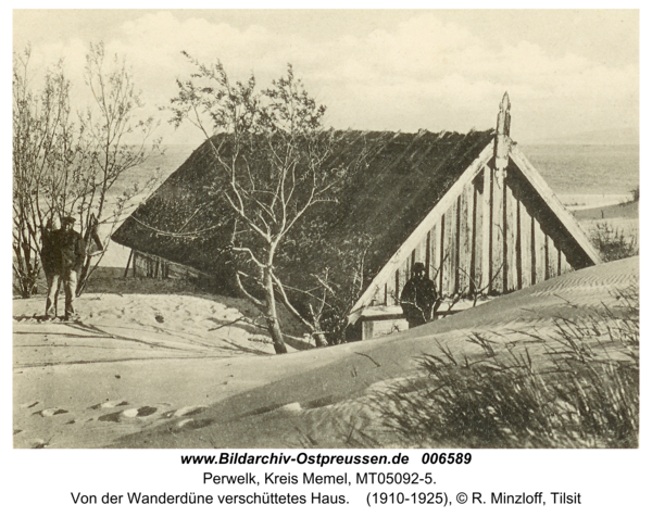 Perwelk, Von der Wanderdüne verschüttetes Haus