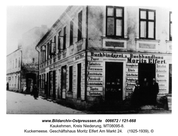 Kuckerneese. Geschäftshaus Moritz Elfert Am Markt 24