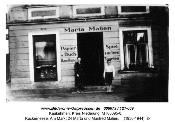 Kuckerneese. Am Markt 24 Marta und Manfred Malien